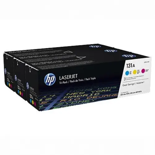 Hp U0SL1AM (131A) Mavi/Kırmızı/Sarı 3lü Paket Toner