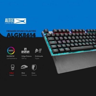 Altec Lansing ALGK8614GR Mekanik Kablolu Gaming Klavye