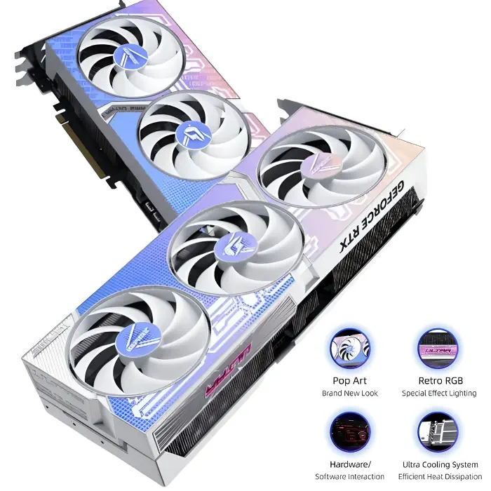 COLORFUL iGame RTX 4070 Ultra 12GB GDDR6X 192Bit W OC V2-V Ekran Kartı