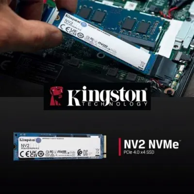 Kingston NV2 SNV2S/500G 500GB PCIe Gen4 NVMe M.2 SSD Disk