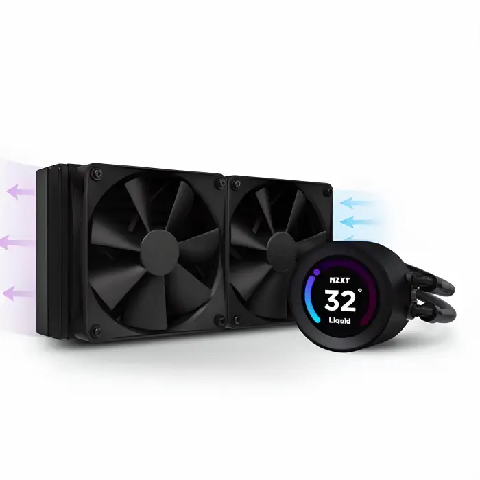 NZXT Kraken Elite RL-KN24E-B1 240mm LCD Siyah İşlemci Sıvı Soğutucu