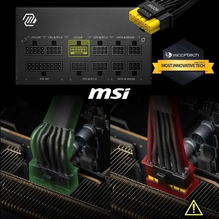 MSI MAG A850GL PCIE5 850W 80+ Gold Full Modüler Power Supply