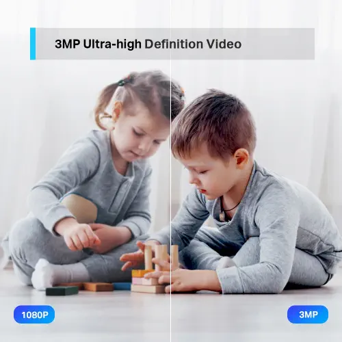 Tp-Link Tapo C210 Yatay/Dikey Hareketli Wi-Fi Güvenlik Kamerası