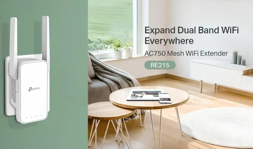 TP-Link RE215 AC750 Kablosuz Menzil Genişletici