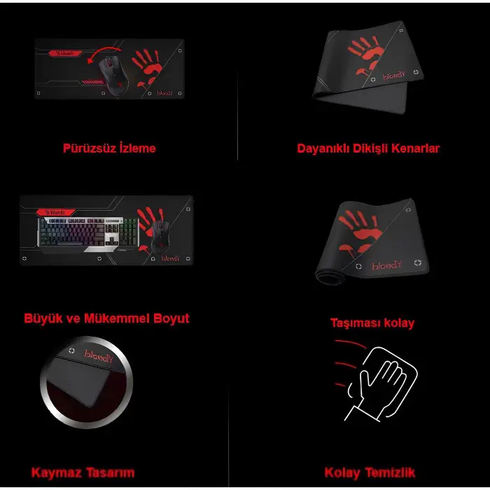 Bloody BP-50L (700x300x3mm) Gaming Mouse Pad