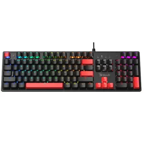 Bloody S510R Q TR RGB Mekanik Siyah Gaming Klavye