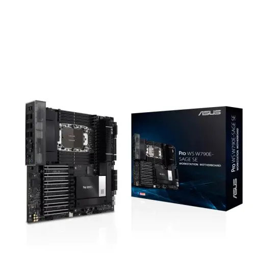 ASUS PRO WS W790E-SAGE SE Intel W790 Soket LGA4677 DDR5 6800MHz EEB Anakart
