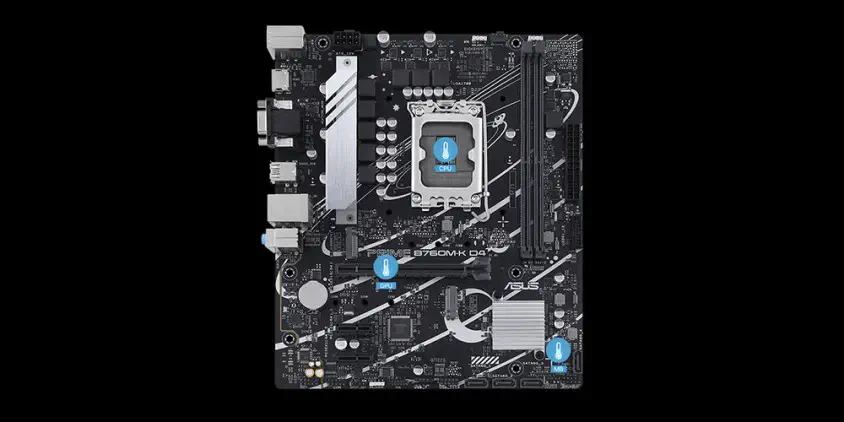 ASUS Prime B760M-K D4 Gaming Anakart