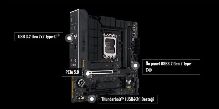 ASUS TUF Gaming B760M-Plus D4 Gaming Anakart