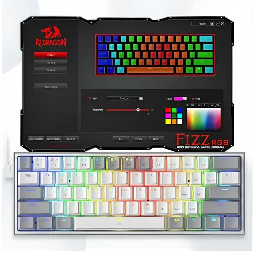 Redragon K617 Fizz RGB Red Switch Kablolu Klavye 