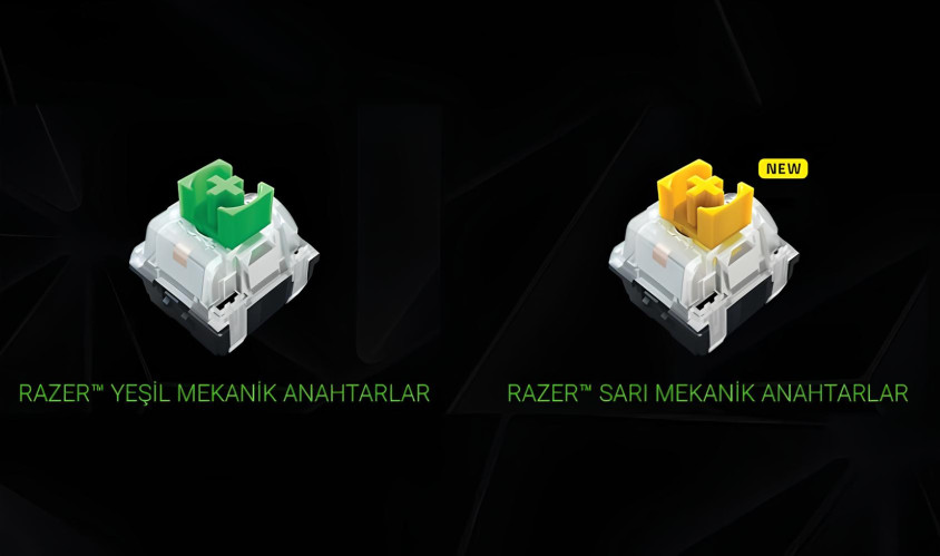 Razer Blackwidow V3 Mini Green Switch Kablosuz Gaming Klavye - RZ03-03891400-R3M1