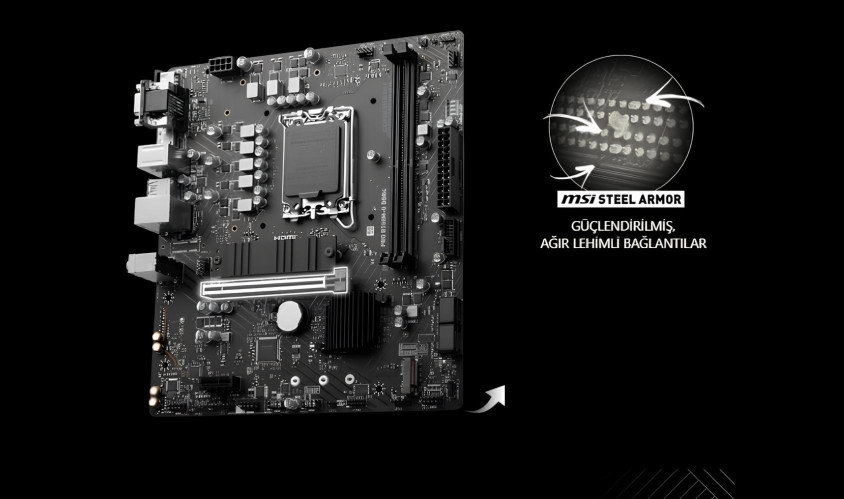 MSI Pro B760M-G DDR4 Gaming Anakart