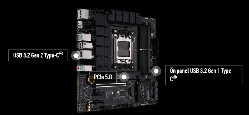 ASUS Tuf Gaming B650M-E AMD B650 Micro ATX Anakart