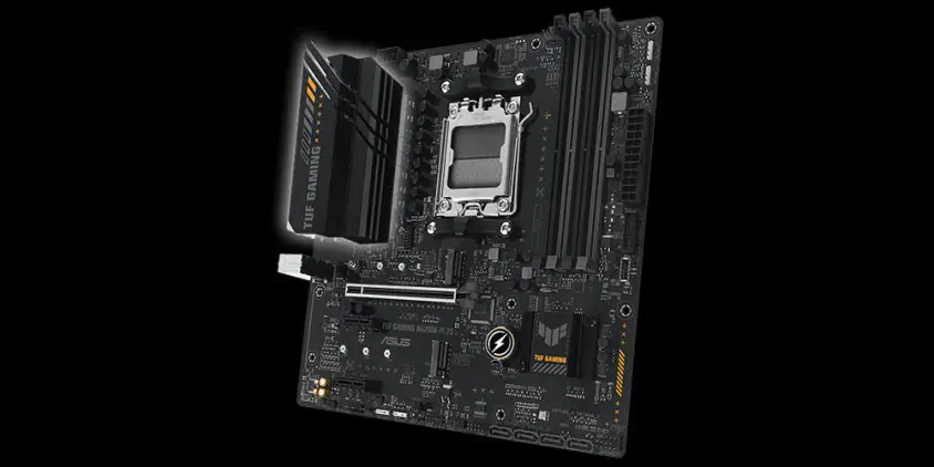 ASUS TUF Gaming A620M-PLUS AMD A620 Soket AM5 DDR5 6400(OC)MHz mATX Anakart