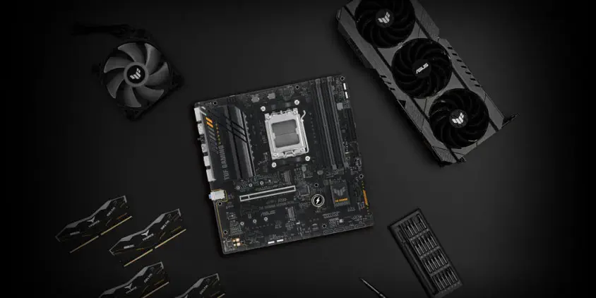ASUS TUF Gaming A620M-PLUS AMD A620 Soket AM5 DDR5 6400(OC)MHz mATX Anakart