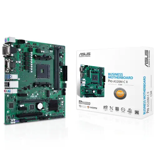 ASUS Pro A520M-C II/CSM Micro ATX Anakart