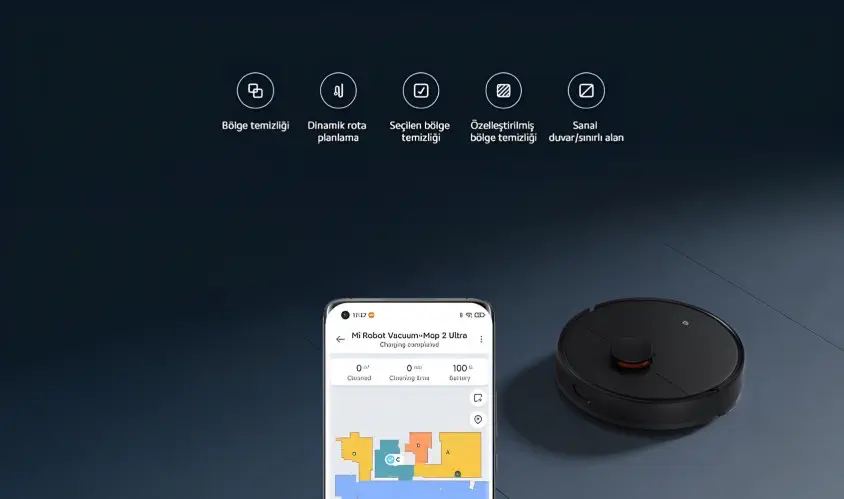 Xiaomi Mi Robot Vacuum Mop 2 Ultra Robot Süpürge ve Paspas