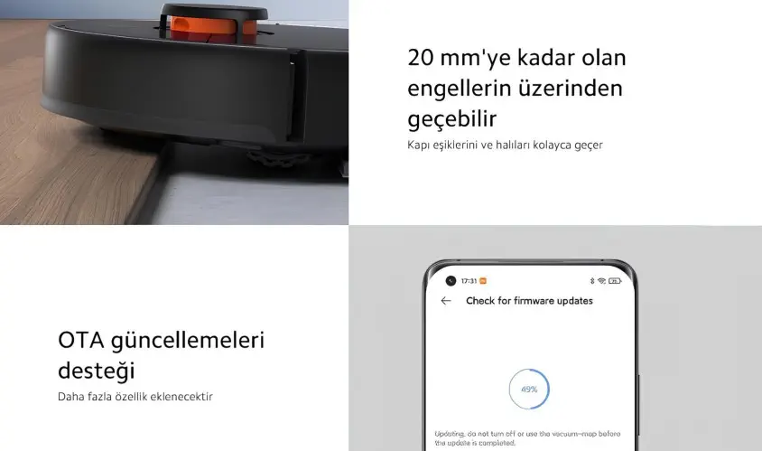 Xiaomi Mi Robot Vacuum Mop 2 Ultra İstasyonlu Robot Süpürge 