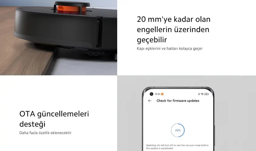 Xiaomi Mi Robot Vacuum Mop 2 Ultra Robot Süpürge ve Paspas