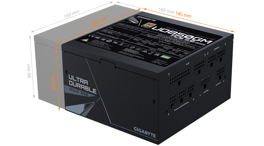 Gigabyte GP-UD850GMPG5 Power Supply