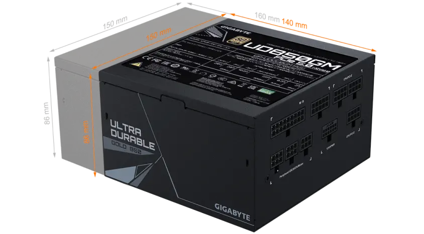 Gigabyte GP-UD850GMPG5 Power Supply