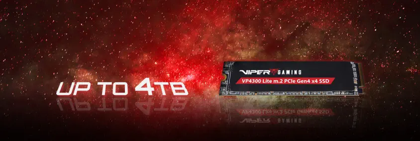 Patriot Viper VP4300 Lite 1TB 7400/6400MB/s NVMe M.2 SSD Disk