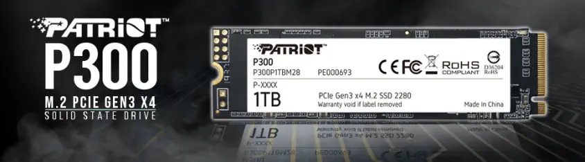 Patriot P300 P300P1TBM28 1TB NVMe M.2 SSD Disk
