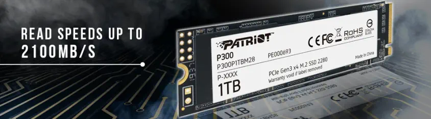 Patriot P300 P300P1TBM28 1TB NVMe M.2 SSD Disk