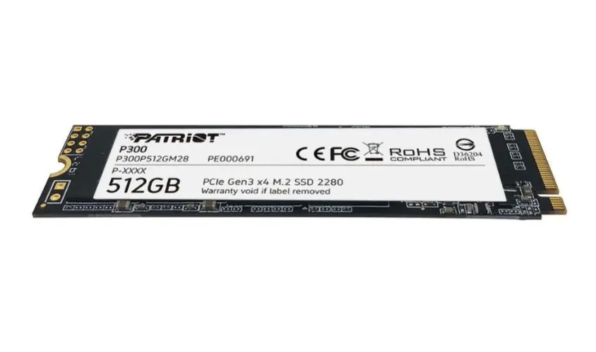 Patriot P300 512GB 1700/1100MB/s NVMe M.2 SSD Disk
