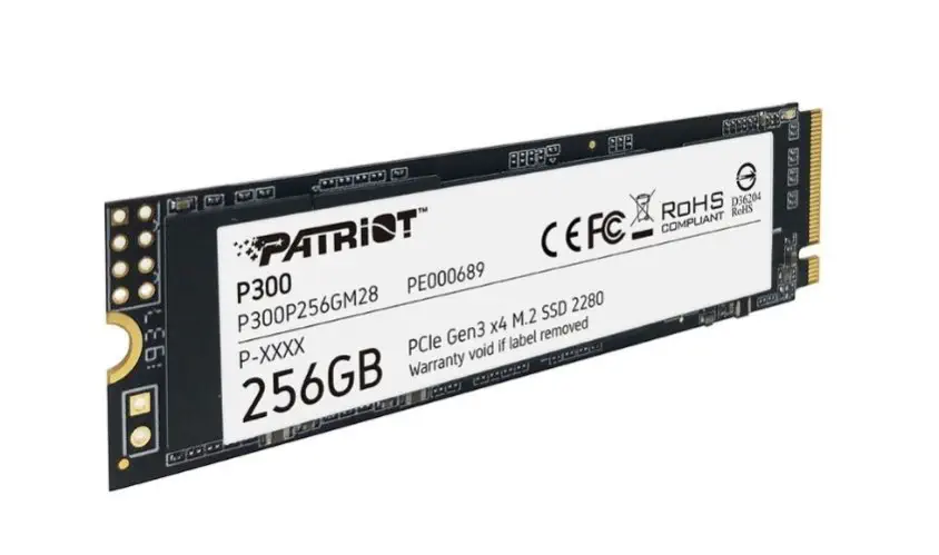 Patriot P300 P300P256GM28 256GB NVMe M.2 SSD Disk