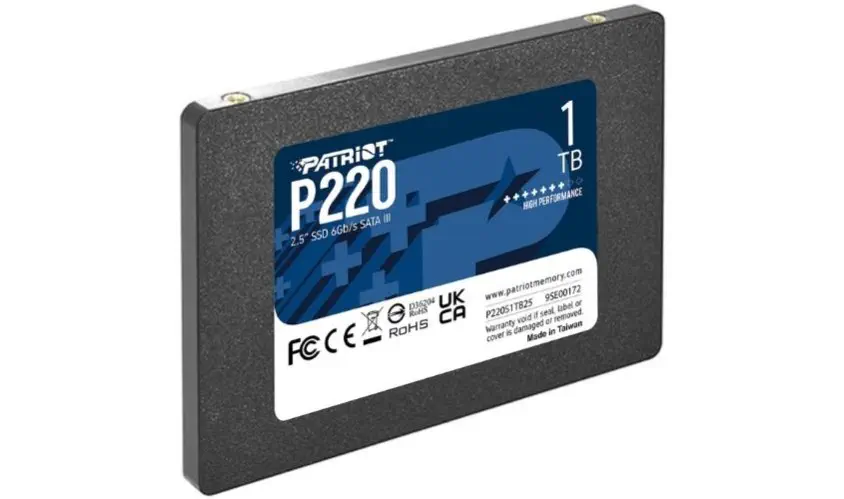 Patriot P220 1TB 550/500MB/s SATA3 SSD Disk