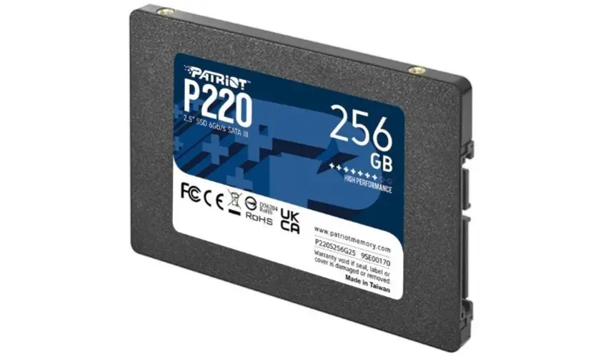 Patriot P220 256GB 550/490MB/s SATA3 SSD Disk