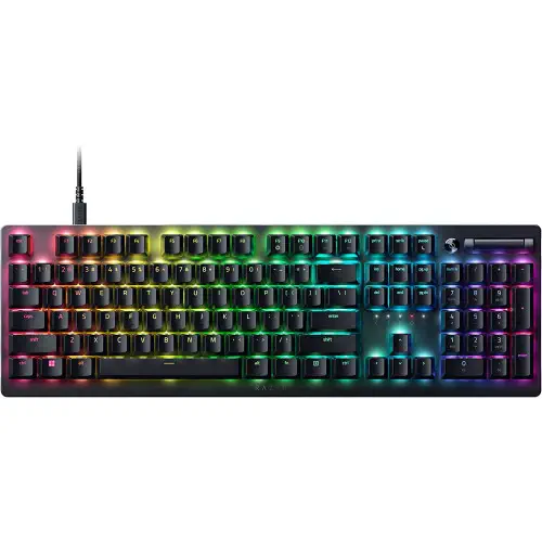 Razer DeathStalker V2  Low-Profile Red Switch ngilizce Mekanik Gaming  Klavye