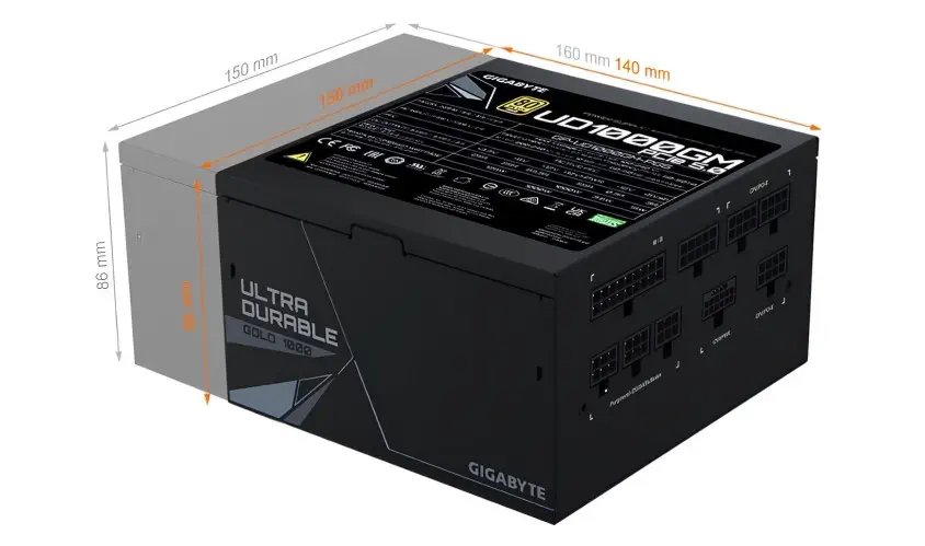 Gigabyte GP-UD1000GM Power Supply