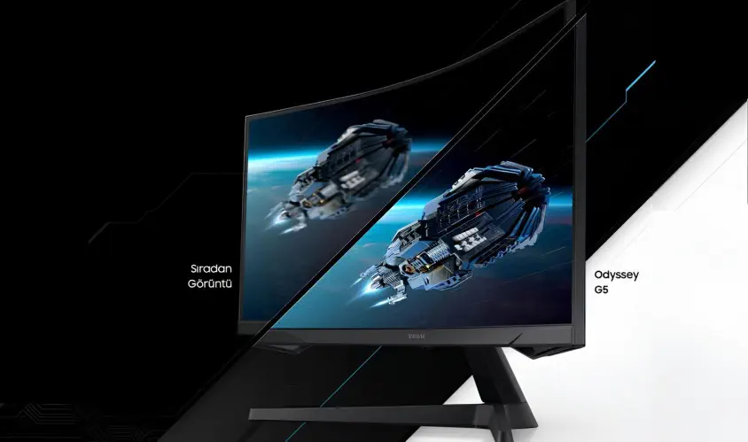 Samsung Odyssey G5 LC27G55TQBUXUF QHD VA Curved Gaming Monitör