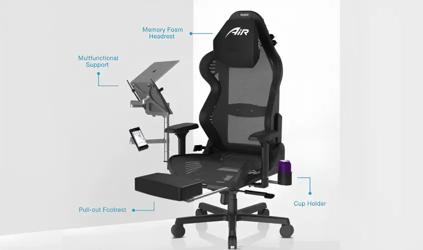 DXRacer Air Pro AIR-R1S-N.N-B4 Oyuncu Koltuğu