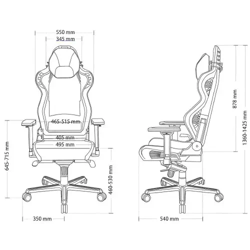 DXRacer Air Pro AIR-R1S-N.N-B4 Oyuncu Koltuğu