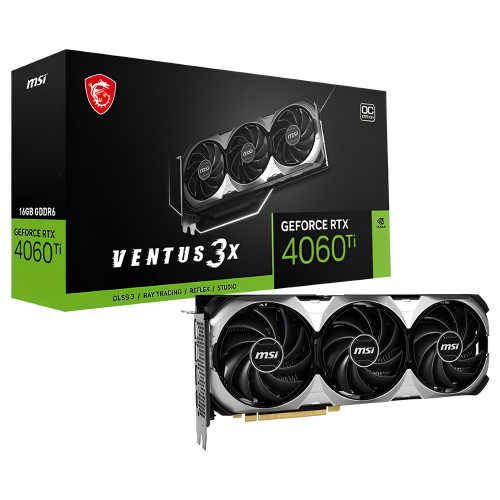 MSI GeForce RTX 4060 Ti VENTUS 3X 16G OC Ekran Kartı