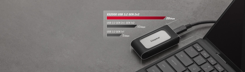 Kingston SXS2000/1000G 1TB USB 3.2 Taşınabilir SSD Disk