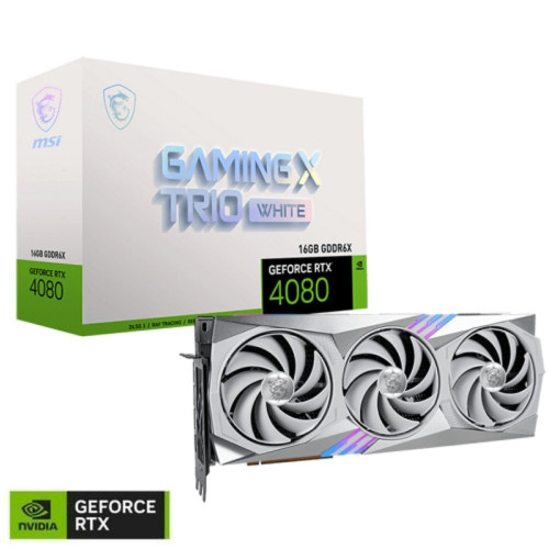 MSI GeForce RTX 4080 GAMING X TRIO WHITE 16GB Gaming Ekran Kartı