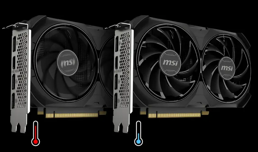 MSI GeForce 4060 VENTUS 2X BLACK 8G OC Gaming Ekran Kartı