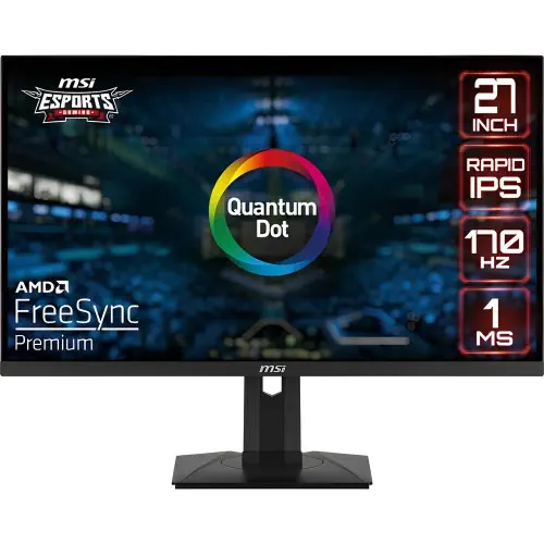 MSI G274QPF-QD 27″ 1ms (GTG) 170Hz  Rapid IPS WQHD Gaming Monitör