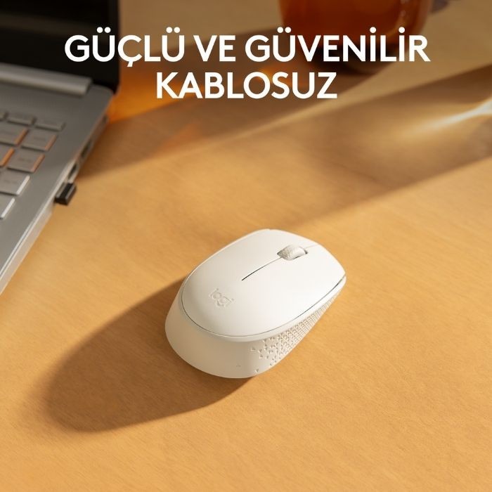 Logitech M171 3 Tuş Optik Beyaz Kablosuz Mouse - 910-006867