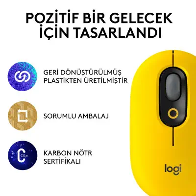 Logitech Pop Mouse 910-006546 Kablosuz Optik Mouse