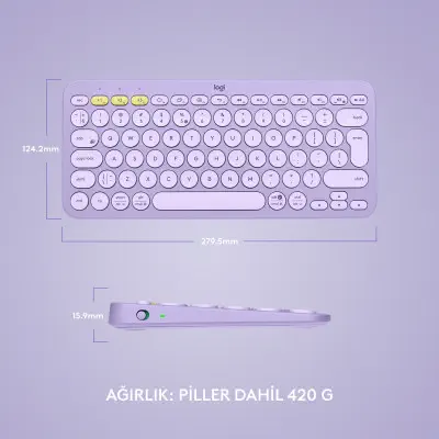 Logitech K380 920-011168 Kablosuz Klavye