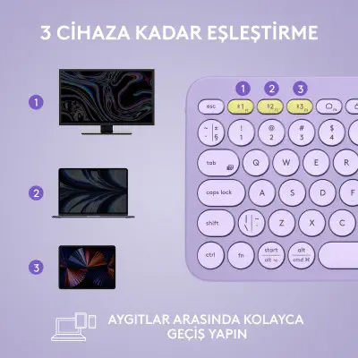 Logitech K380 920-011168 Kablosuz Klavye