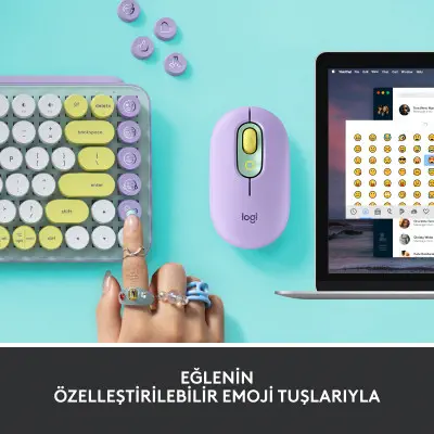 Logitech Pop Keys Mekanik Kablosuz Klavye 