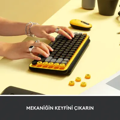 Logitech Pop Keys Mekanik Kablosuz Klavye 