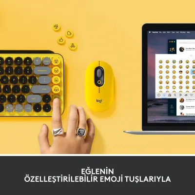 Logitech Pop Keys Mekanik Kablosuz Klavye 