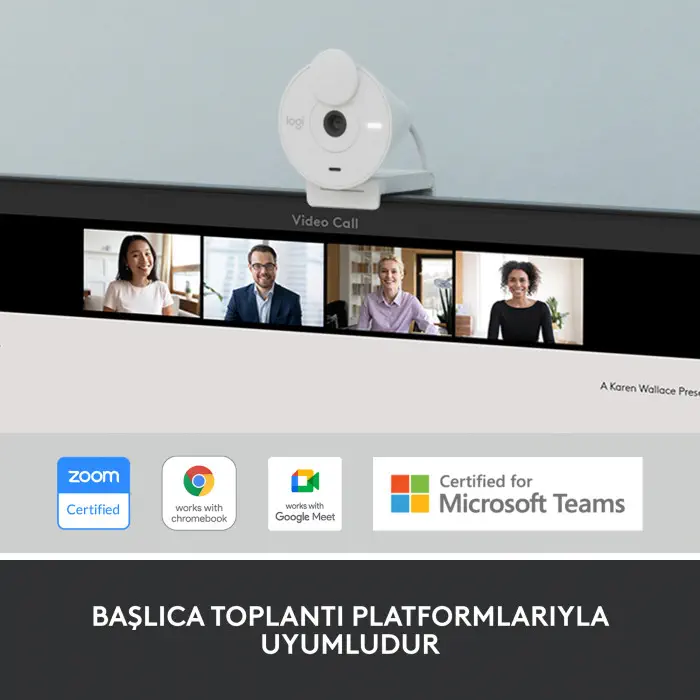 Logitech Brio 300 Full Hd Webcam 